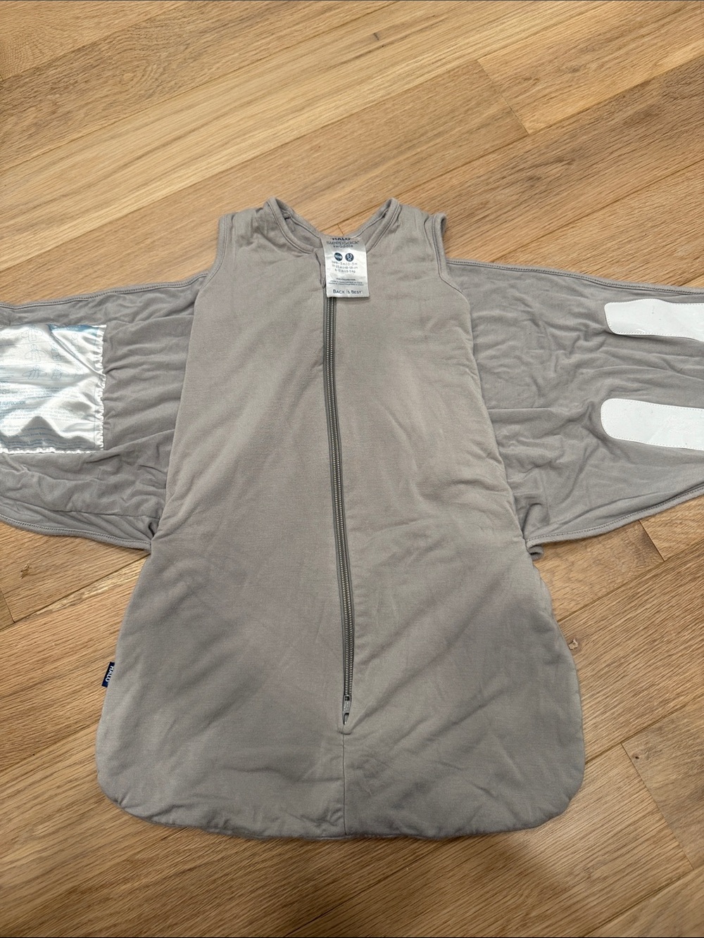 Halo SleepSack Swaddle in Light Gray